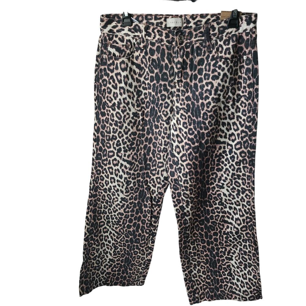 PacSun Y2K Leopard Print Pants – Size 28 New With Tags